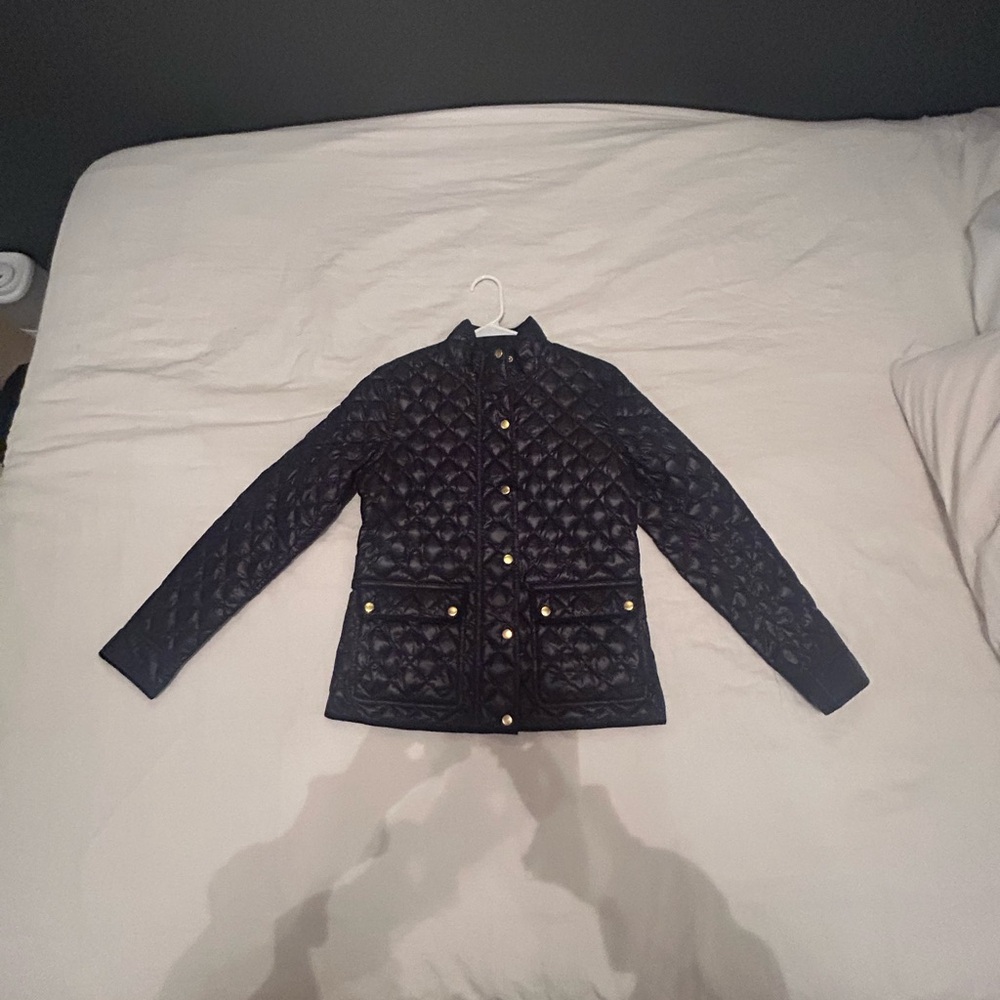 Chanel Black Quilted Jacket with Gold Buttons